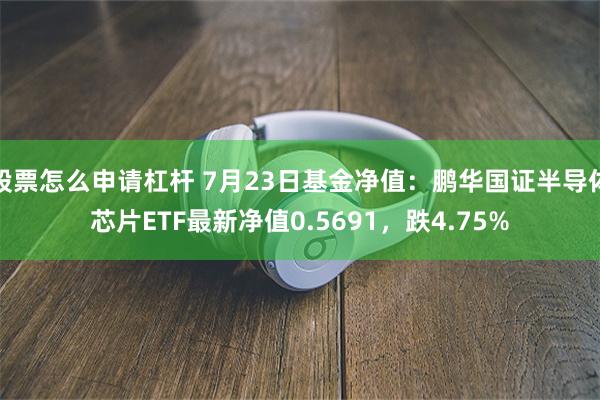 股票怎么申请杠杆 7月23日基金净值：鹏华国证半导体芯片ETF最新净值0.5691，跌4.75%