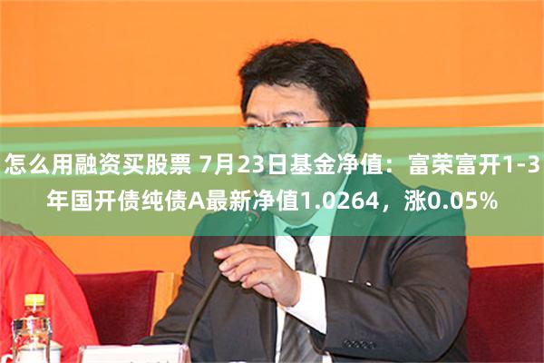 怎么用融资买股票 7月23日基金净值：富荣富开1-3年国开债纯债A最新净值1.0264，涨0.05%