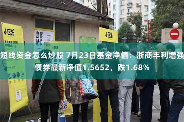 短线资金怎么炒股 7月23日基金净值：浙商丰利增强债券最新净值1.5652，跌1.68%