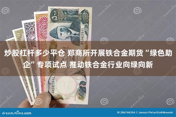 炒股杠杆多少平仓 郑商所开展铁合金期货“绿色助企”专项试点 推动铁合金行业向绿向新