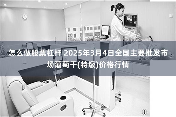 怎么做股票杠杆 2025年3月4日全国主要批发市场葡萄干(特级)价格行情